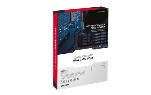 Kingston Technology FURY 32GB 6400MT/s DDR5 CL32 DIMM (Kit of 2) Renegade Silver Kingston Technology FURY 32GB 6400MT/s DDR5 CL32 DIMM (Kit of 2) Renegade Silver